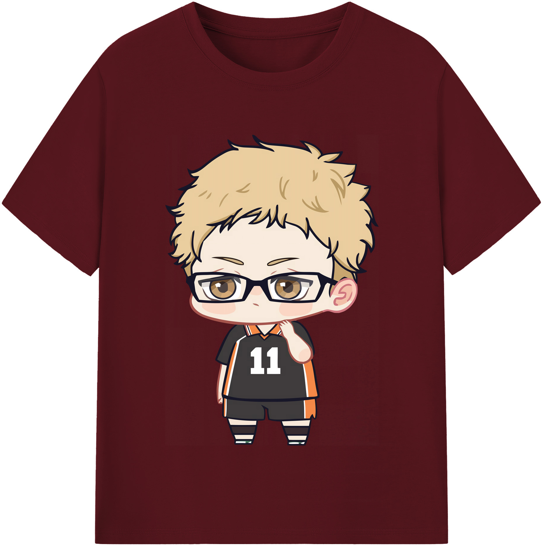 （画像用） ハイキュー!! Haikyu!! 綿100％半袖Tシャツ（フロントプリント）